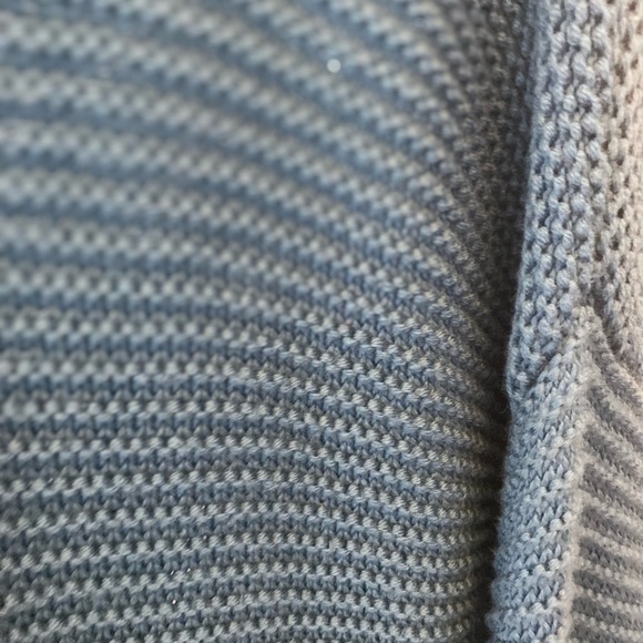 NWOT LAFAYETTE 148 NY FINE WOOL BLUE CARDIGAN SIZE L - Picture 4 of 9